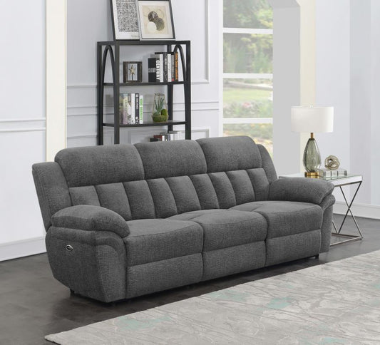 Bahrain Power Reclining Sofa CHARCOAL