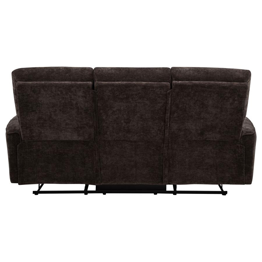 Navarro Reclining Sofa DARK BROWN
