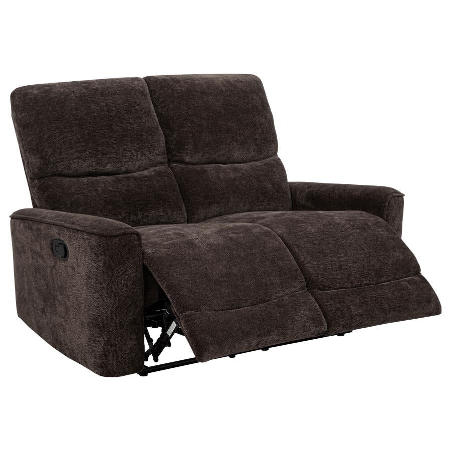 Navarro Reclining Loveseat DARK BROWN