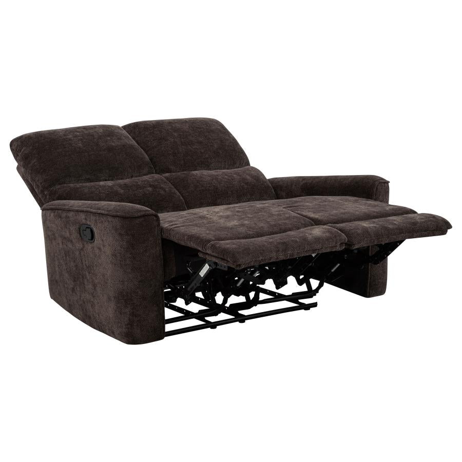 Navarro Reclining Loveseat DARK BROWN