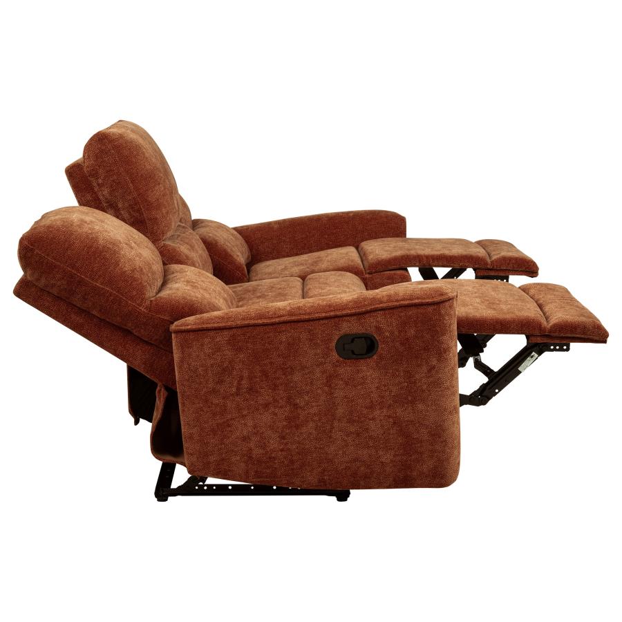 Navarro Reclining Sofa BURNT ORANGE