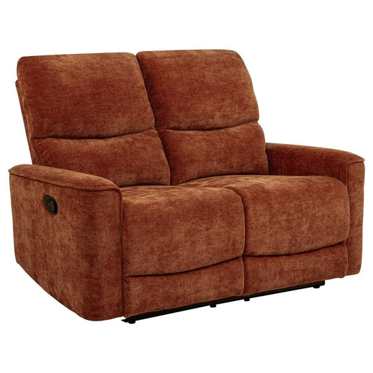 Navarro Reclining Loveseat BURNT ORANGE