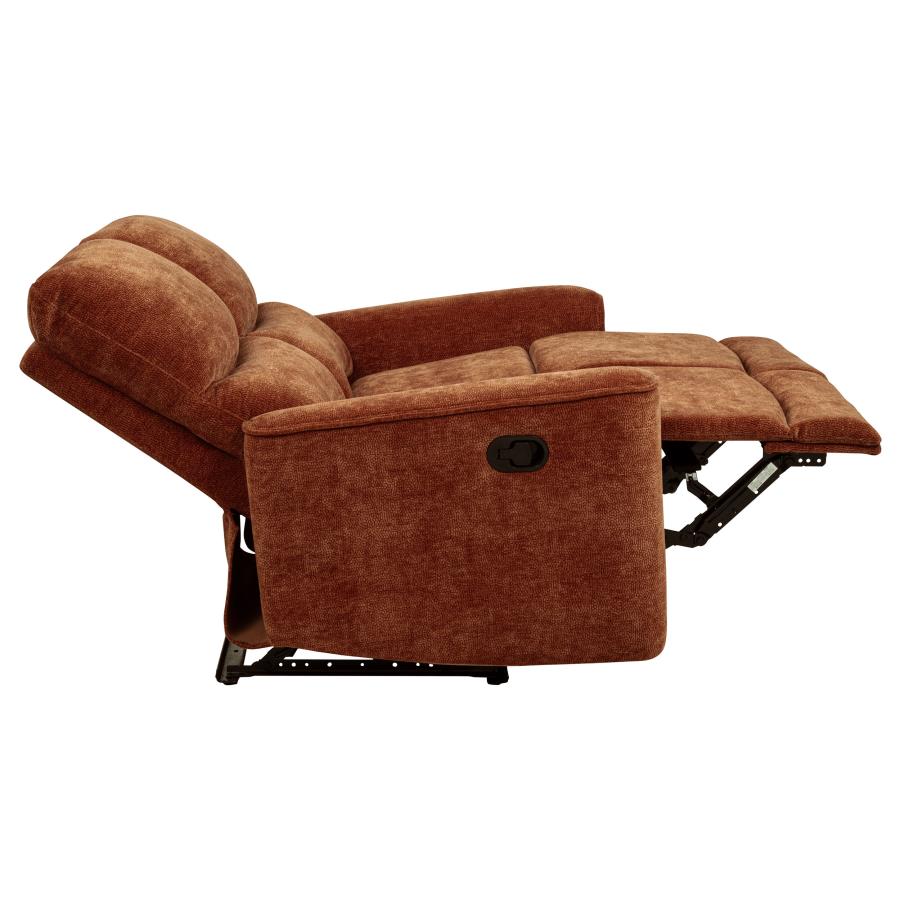 Navarro Reclining Loveseat BURNT ORANGE