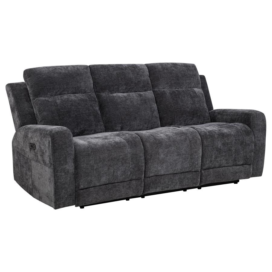 Kennett Power Reclining Sofa DARK GREY