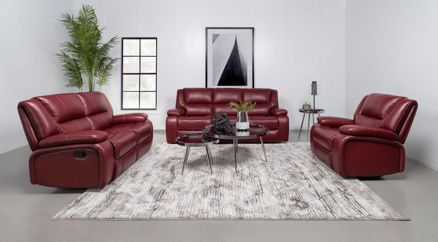 Camilla Reclining Sofa RED