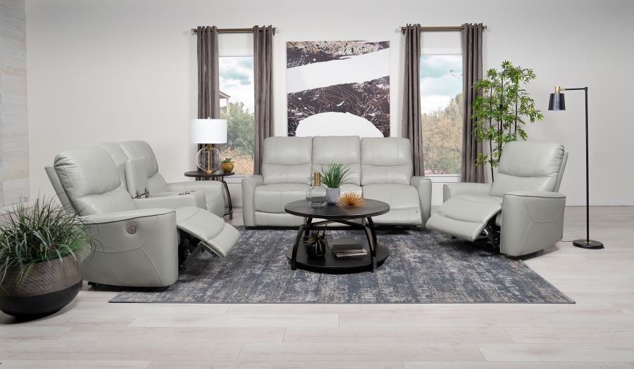 Greenfield Power Reclining Sofa DOVE GREY