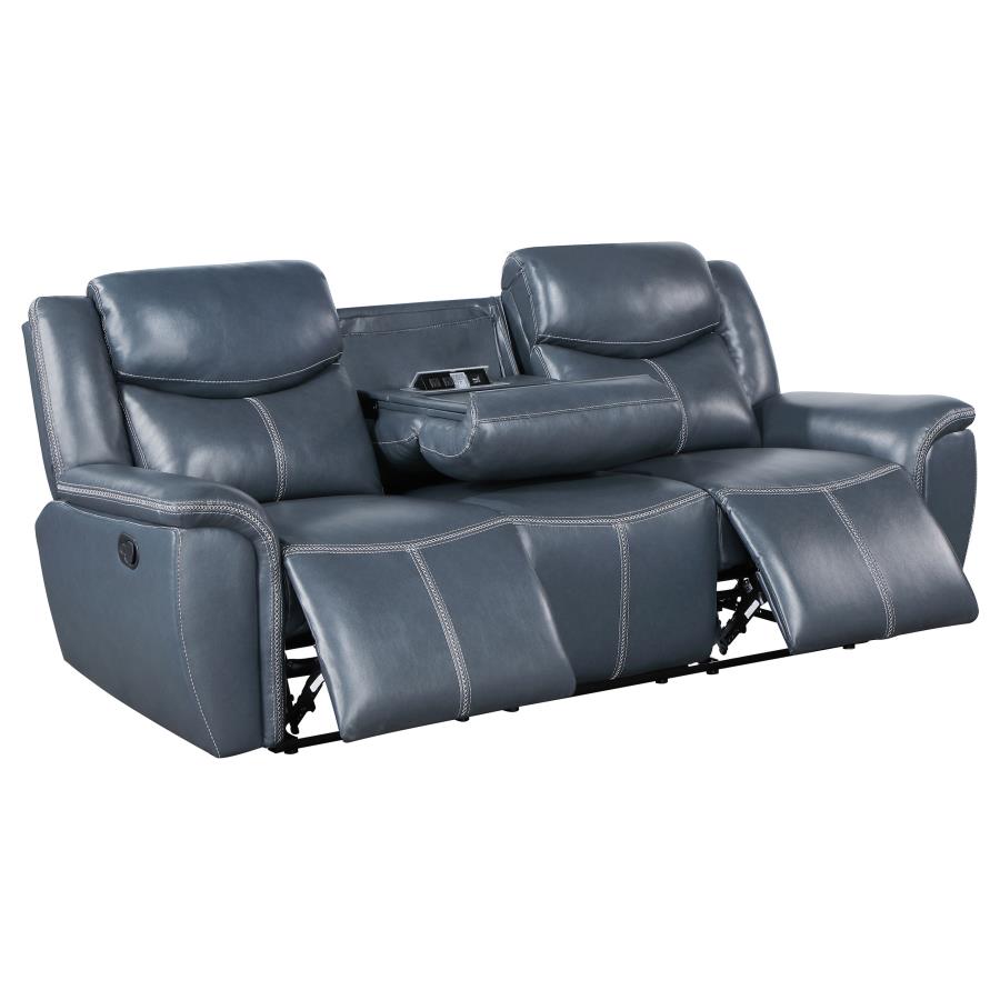 Sloane Reclining Sofa BLUE