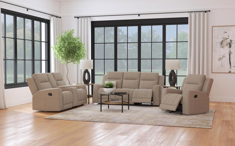 Brentwood Reclining Sofa TAUPE