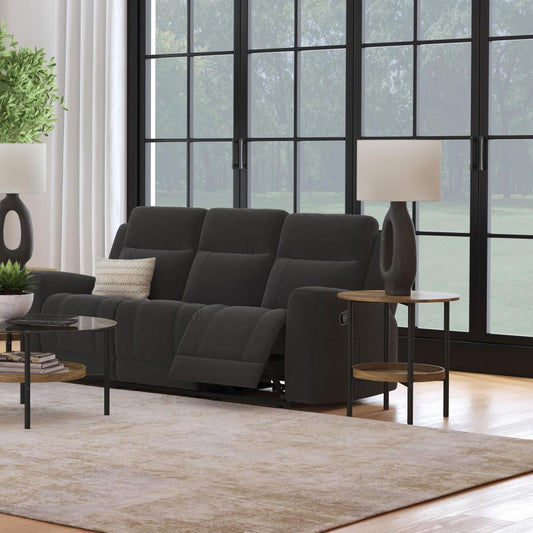 Brentwood Reclining Sofa DARK CHARCOAL