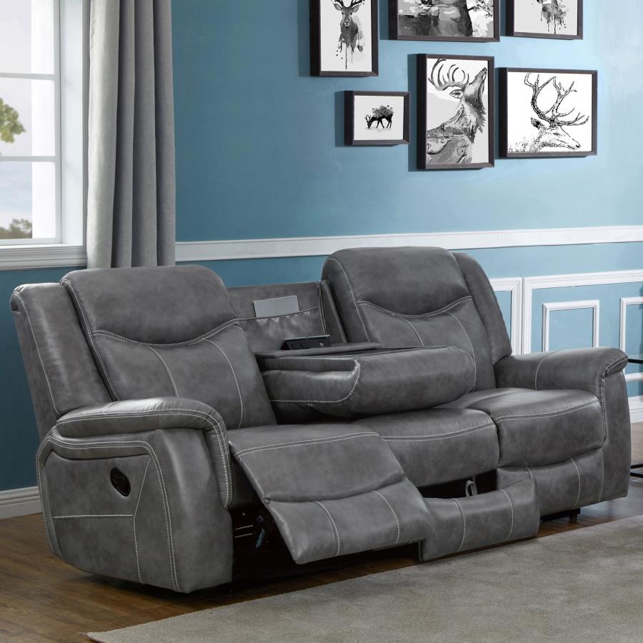 Conrad Reclining Sofa GREY