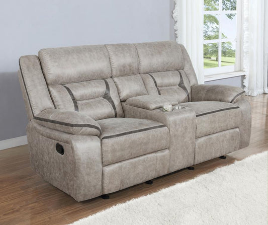 Greer Reclining Loveseat TAUPE