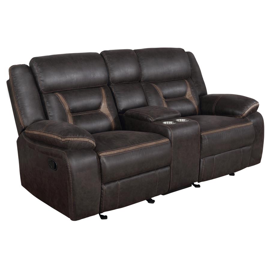 Greer Reclining Loveseat BROWN