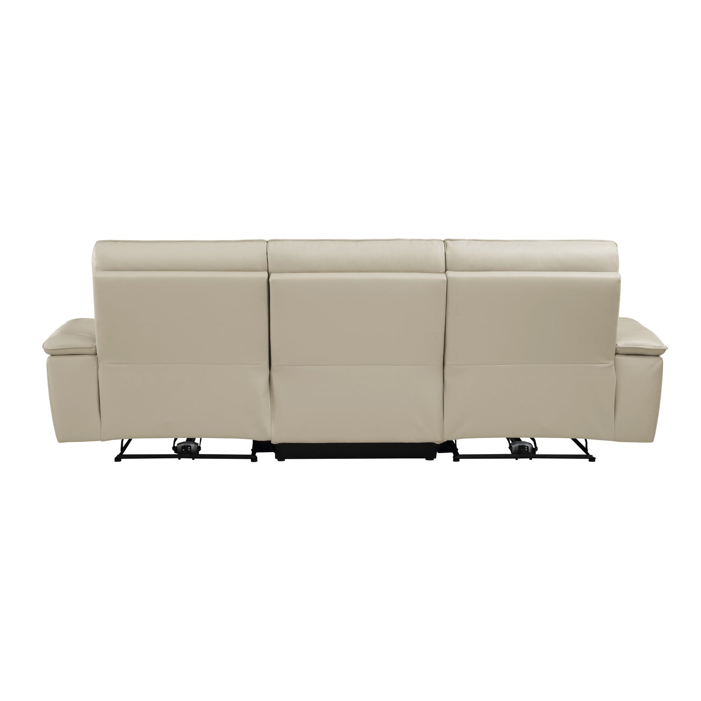 Maroni Xtra Large Power Reclining Sofa TAUPE LEATHER