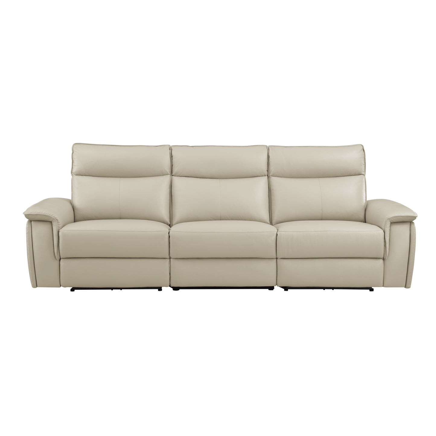 Maroni Xtra Large Power Reclining Sofa TAUPE LEATHER