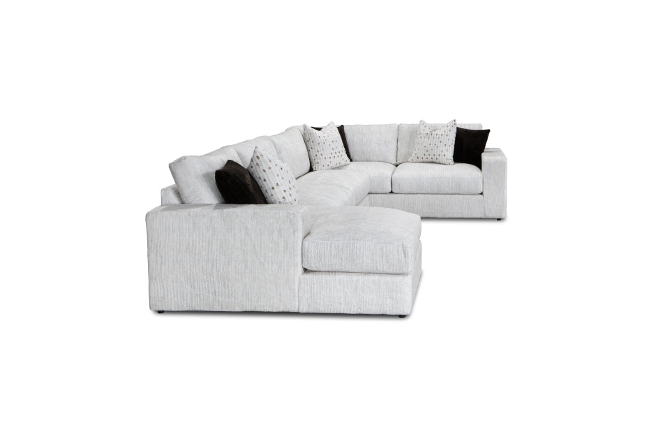 Solace 3pcs Sectional LEFT OR RIGHT CHAISE- GREY