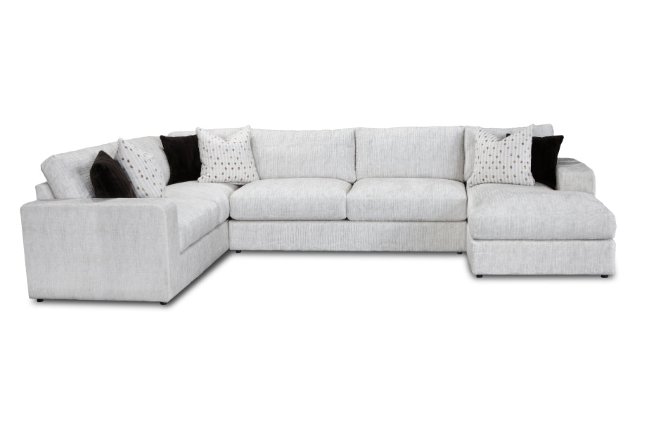 Solace 3pcs Sectional LEFT OR RIGHT CHAISE- GREY