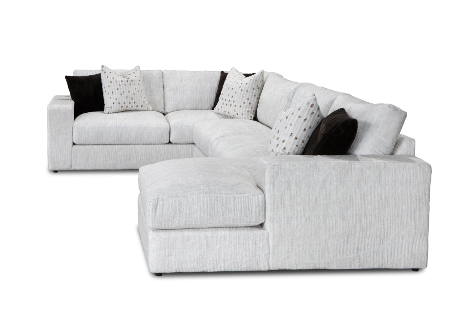 Solace 3pcs Sectional LEFT OR RIGHT CHAISE- GREY