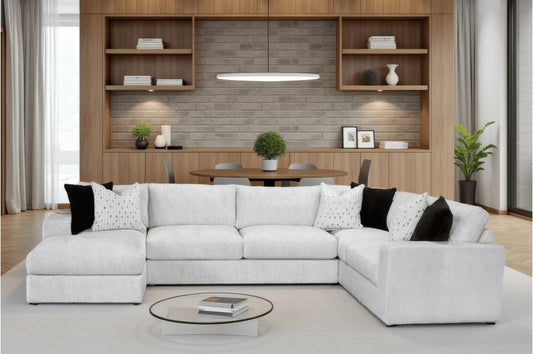 Solace 3pcs Sectional LEFT OR RIGHT CHAISE- GREY