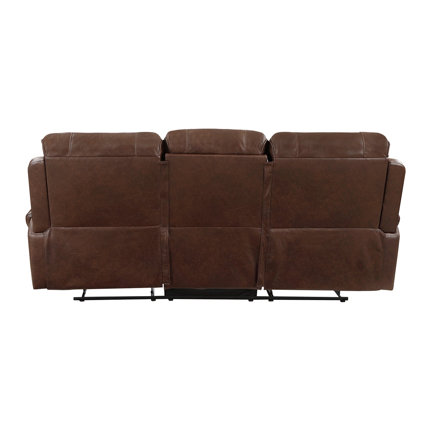 Newnan Reclining Sofa BROWN VINYL