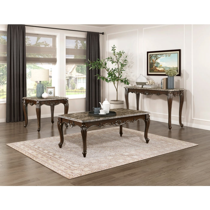 Balthasar Marble Coffee Table CHERRY