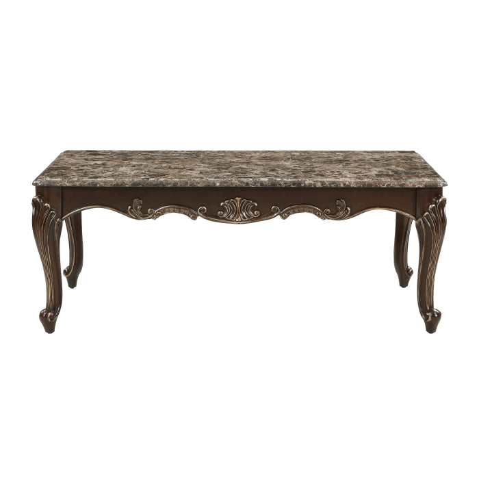 Balthasar Marble Coffee Table CHERRY