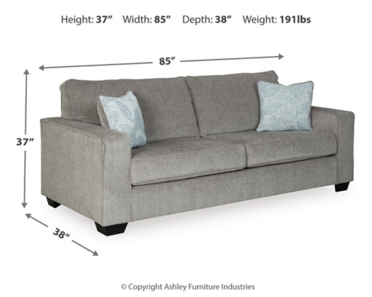 Altari Queen Sofa Sleeper ALLOY