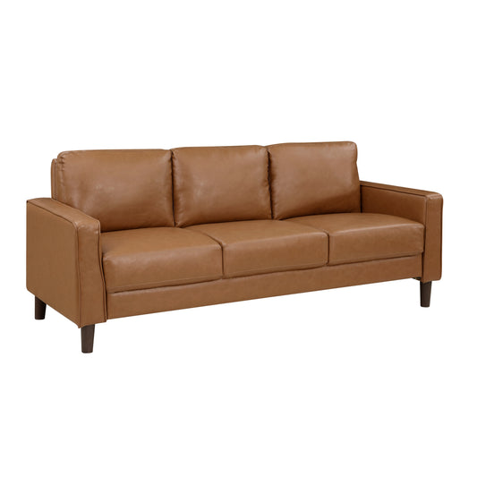 MALCOM SOFA BROWN VINLY