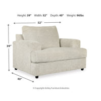 Soletren Chair and a Half STONE