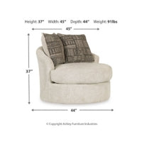 Soletren Swivel Accent Chair STONE