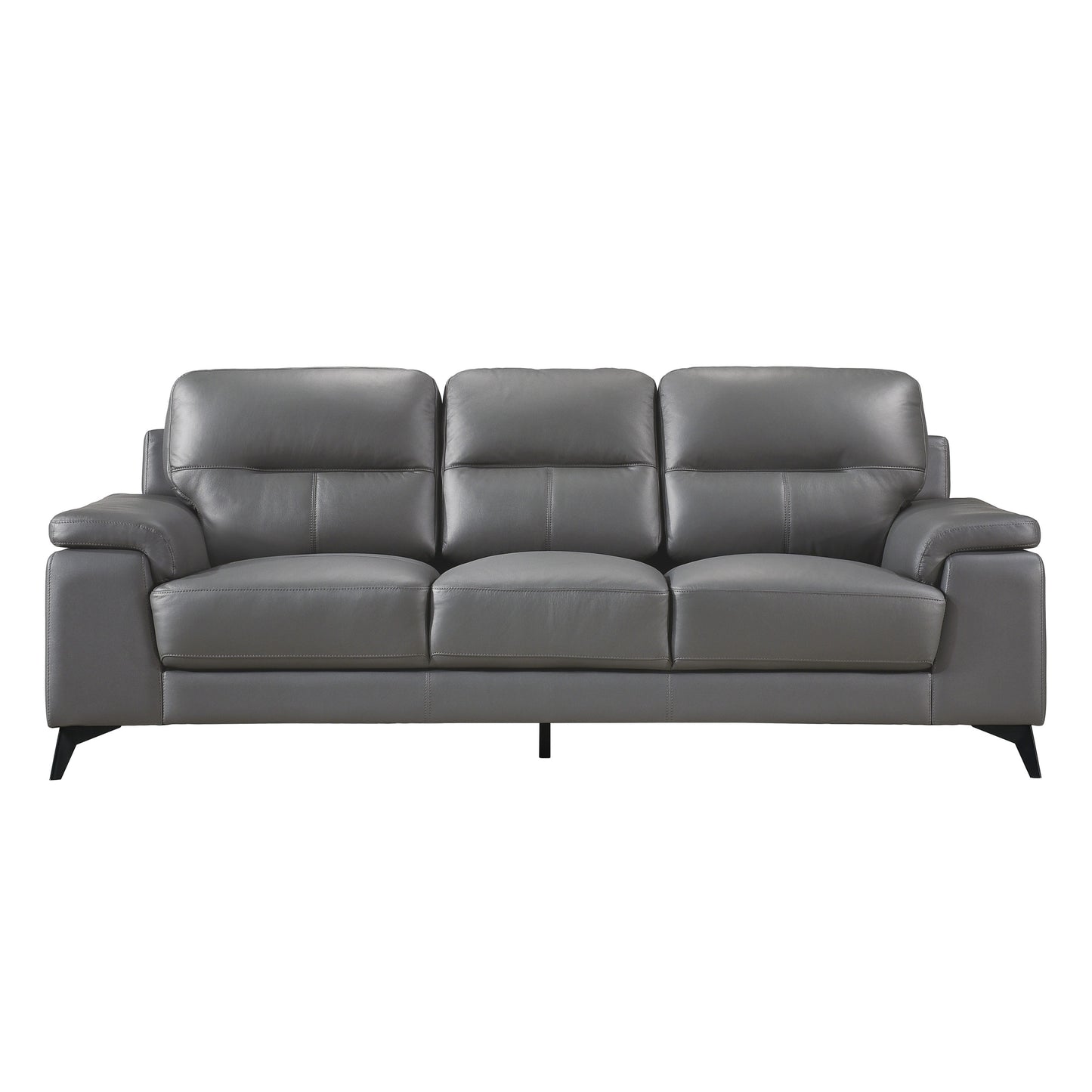Mischa Sofa DARK GREY LEATHER