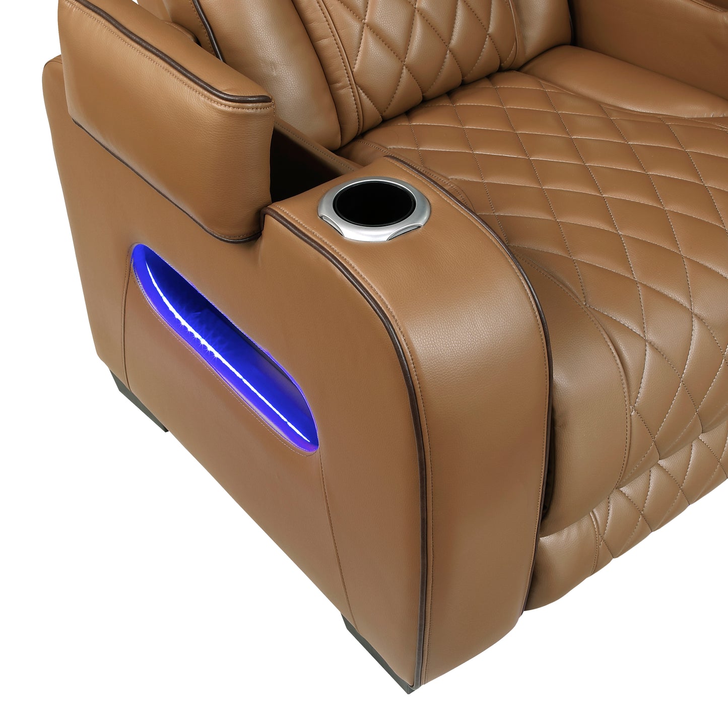 Fairway Power Reclining Sofa BROWN VINLY