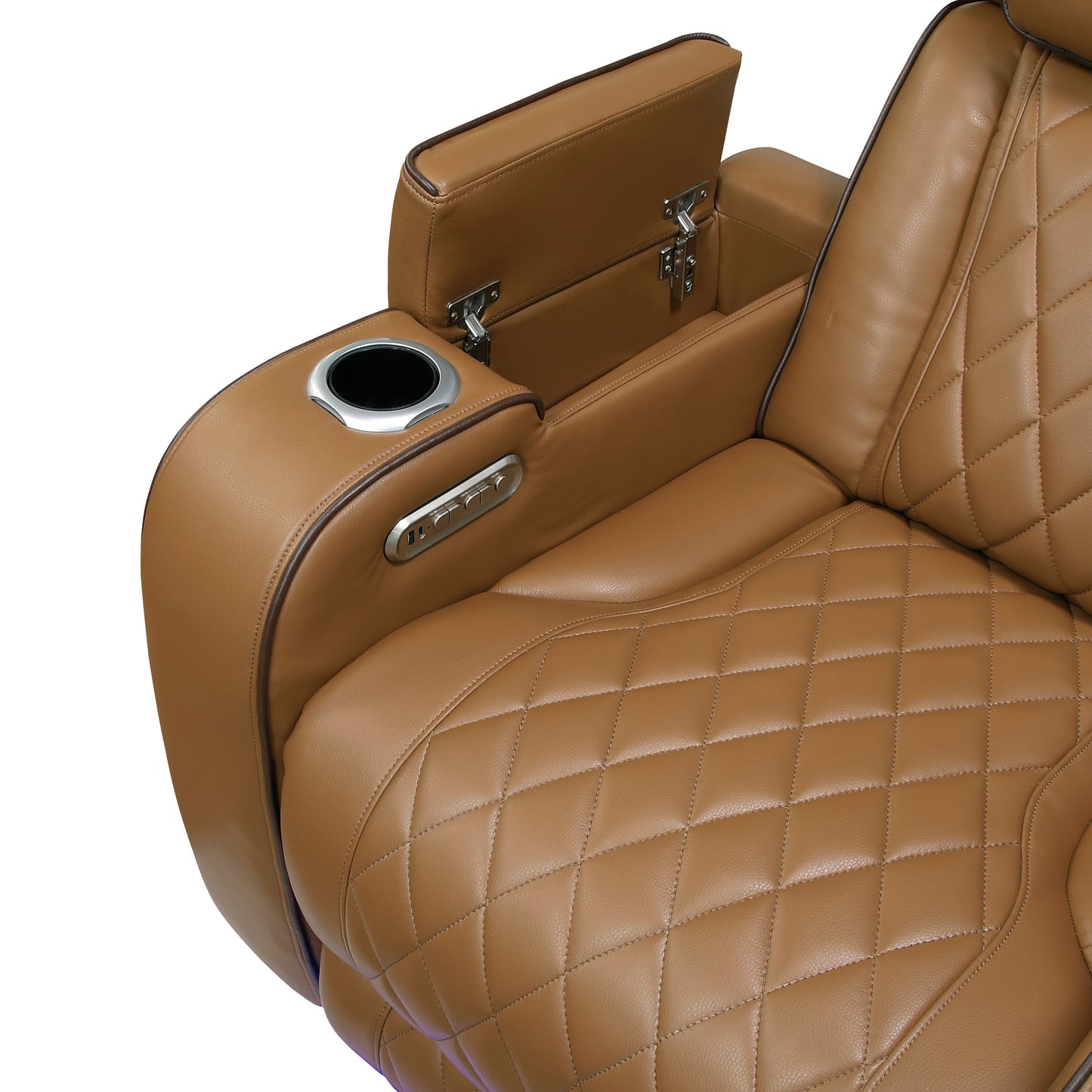 Fairway Power Reclining Sofa BROWN VINLY
