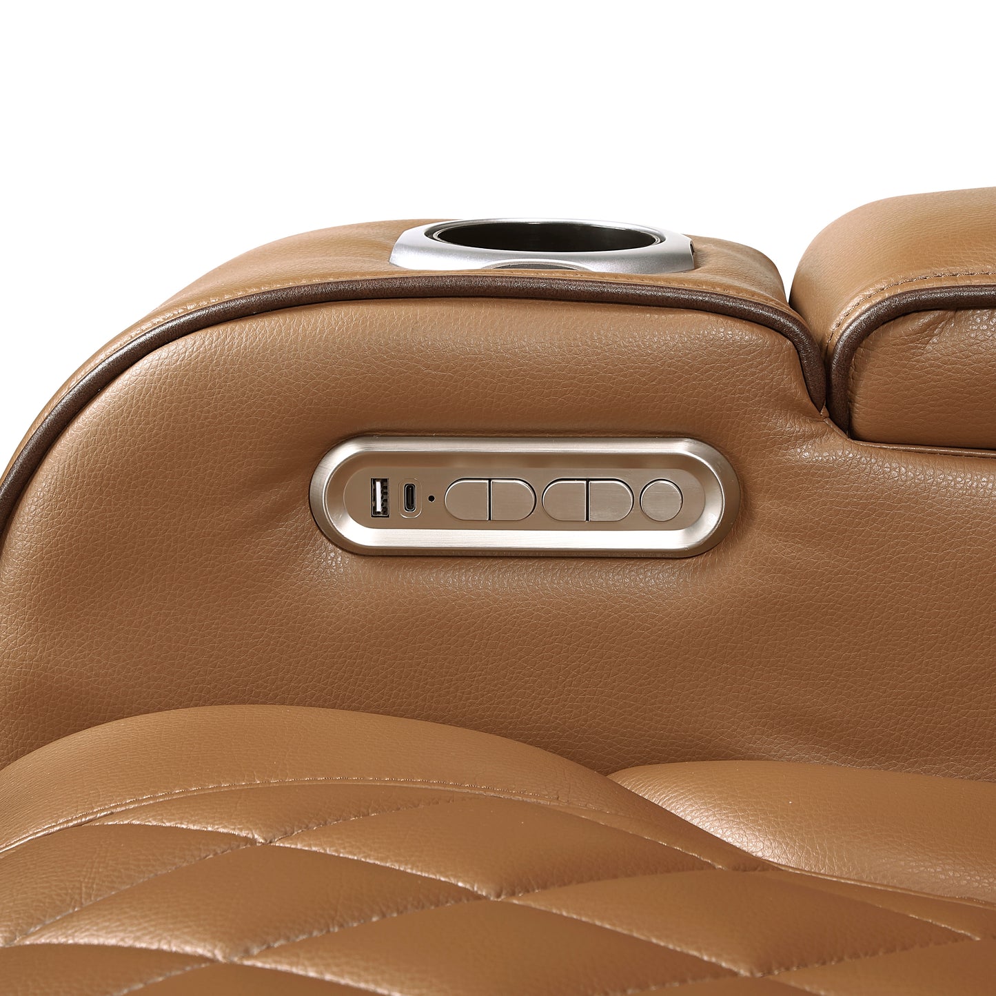 Fairway Power Reclining Sofa BROWN VINLY