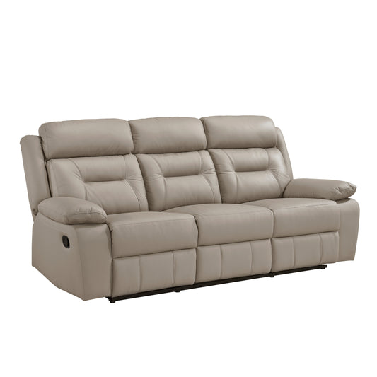 Laconia Reclining Sofa LATTE LEATHER