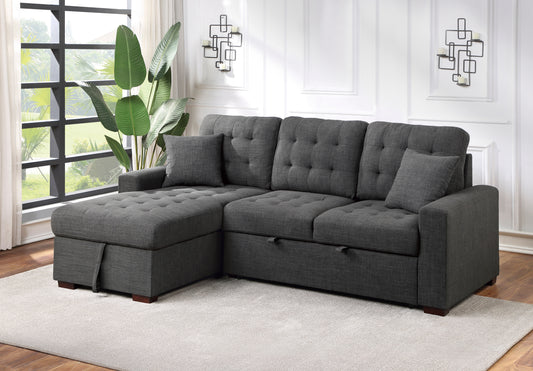 McCafferty Sleeper Sectional DARK GREY