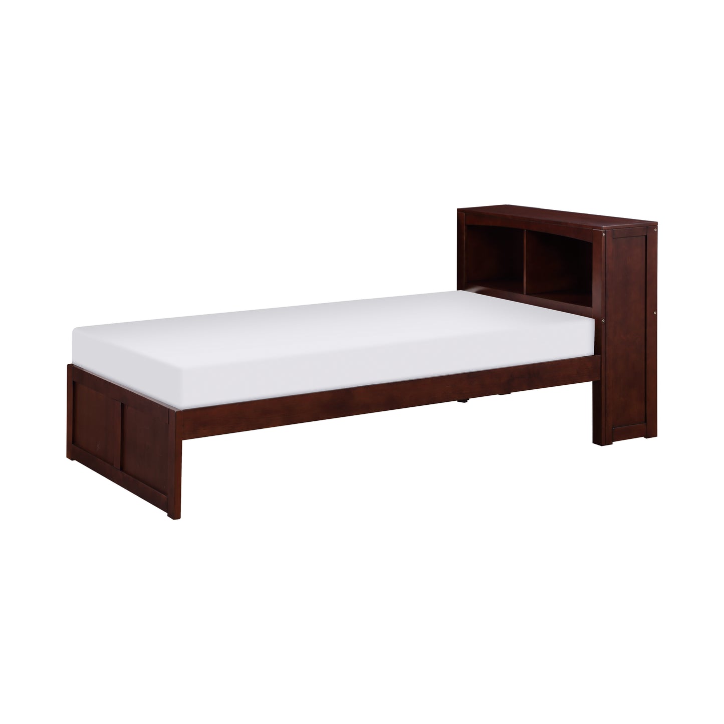 Rowe Twin Bookcase Platform Bed DARK CHERRY