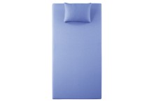 Leo 7" Twin Gel-Infused Memory Foam Blue