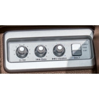 Knightington PWR REC Leather Sofa w/Audio Seating BROWN