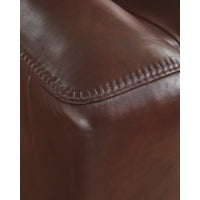 Next Move PWR REC Leather Sofa with ADJ Headrest MAHOGANY