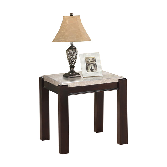 Festus End Table DARK CHERRY