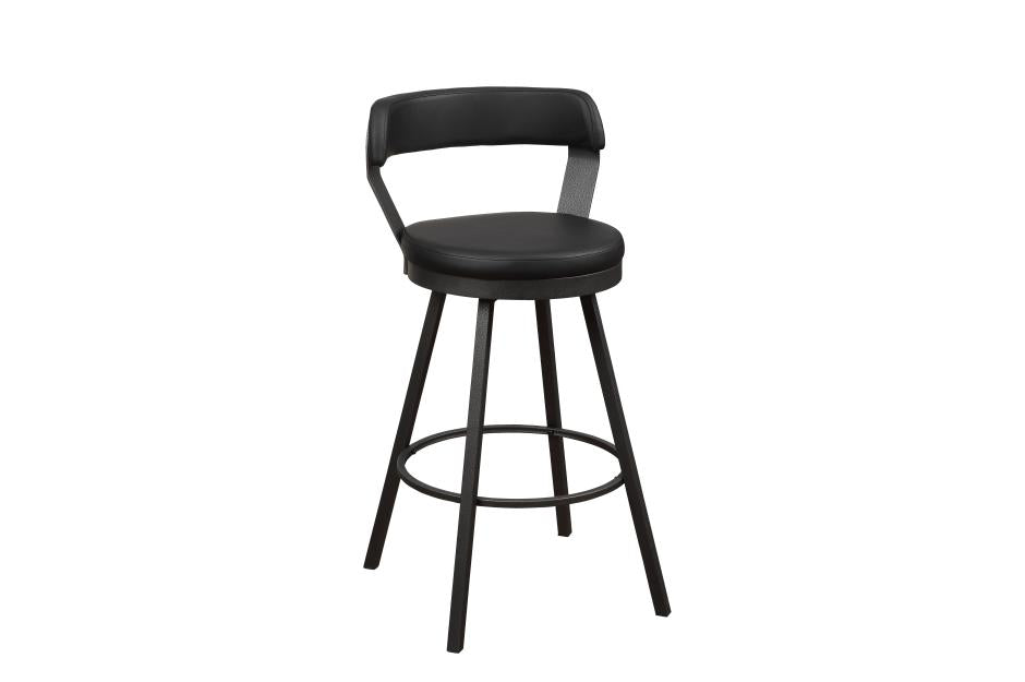Appert 7pcs Counter Set BLACK STOOLS