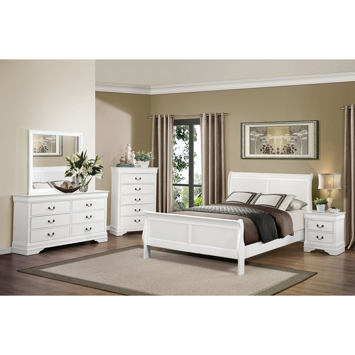 Mayville 5 Drawer Chest WHITE
