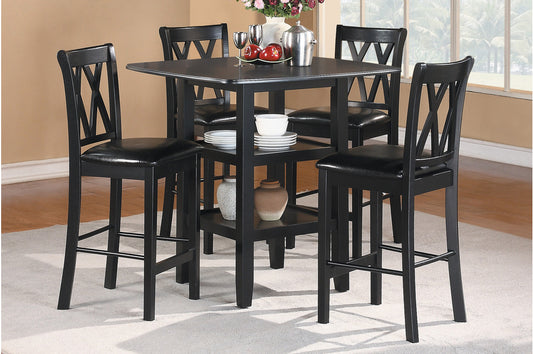 Norman 5pcs Counter Set SOLD IN SET ONLY- BLACK