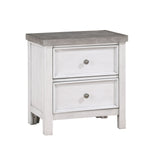 Ambrose Night Stand ANTIQUE WHITE/GREY