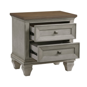 Renton Night Stand BROWN/ANTIQUE GREY