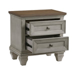 Renton Night Stand BROWN/ANTIQUE GREY
