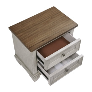 Renton Night Stand BROWN/ANTIQUE GREY