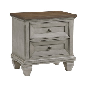 Renton Night Stand BROWN/ANTIQUE GREY