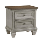 Renton Night Stand BROWN/ANTIQUE GREY