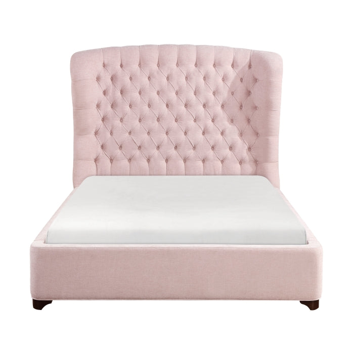 Cameo Queen Platform Bed PINK